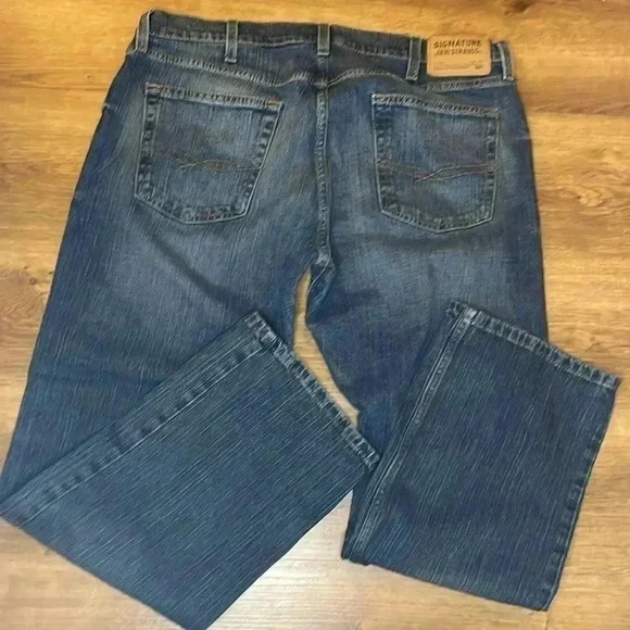 Signature Levi Strauss S51 Straight Faded  Men’s 38x30 Jeans - Picture 2 of 8